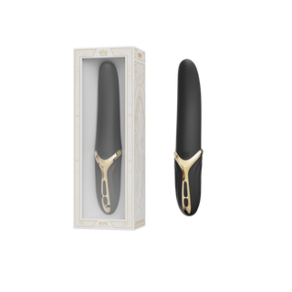 Vibrerande Slickvibrator med Värme & Dubbel Stimulans, Silikon