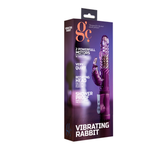 Vibrerande Kanin med Rotation & Vibration - 8 Mönster, 36 Inställningar
