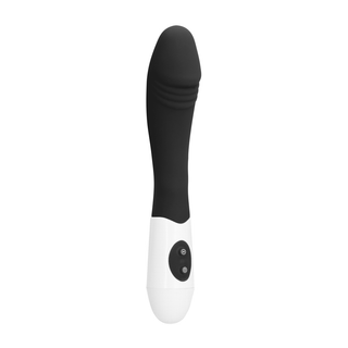 Räfflad Vibrator, 19 cm - 10 Hastigheter - Svart, Rosa, Lila