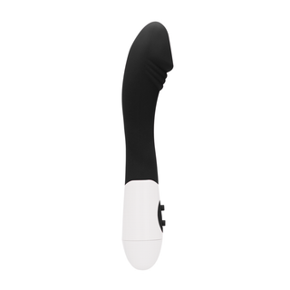 Räfflad Vibrator, 19 cm - 10 Hastigheter - Svart, Rosa, Lila
