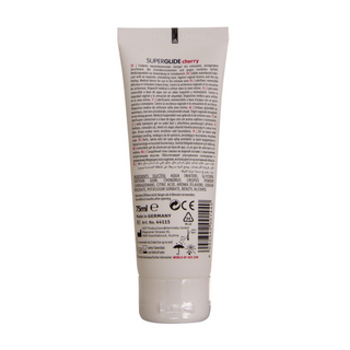 Glidmedel Superglide Ätbar Vattenbaserad Körsbär 75ml