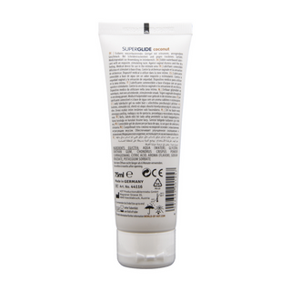 Glidmedel Superglide Ätbar Vattenbaserad Kokos 75 ml