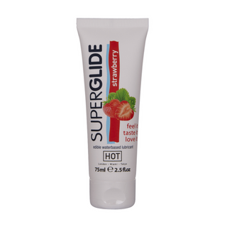 Glidmedel Superglide Ätbar Jordgubb, 75ml