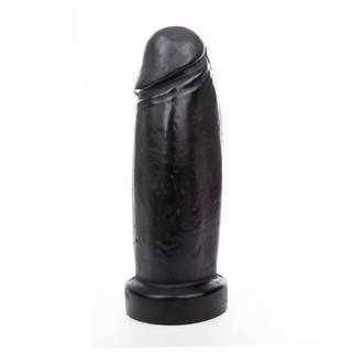 Stor Svart Analdildo 28cm med Sugfot