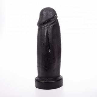 Stor Svart Analdildo 28cm med Sugfot
