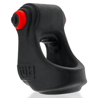 Vibrerande Cock Sling Silikon - Röd/Is