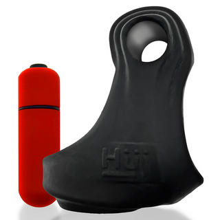 Vibrerande Cock Sling Silikon - Röd/Is