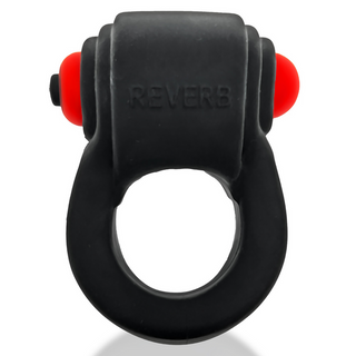 Vibrerande Cockring, Stretchig med Pulserande Vibrator