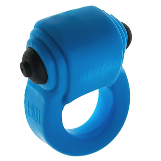 Vibrerande Penisring Teal/Svart - Töjbar, Med Vibrator