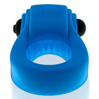 Vibrerande Penisring Teal/Svart - Töjbar, Med Vibrator