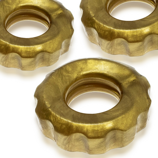 3-pack Stretchy Cockrings - Brons Metallic, TPE