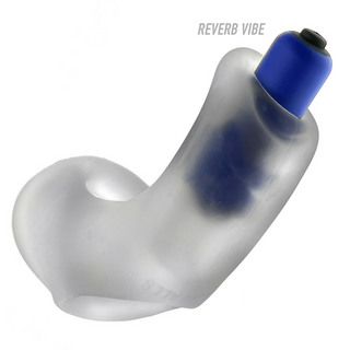 Vibrerande Mellangårdsslinga - Klar Silikon, Stretchy Grip