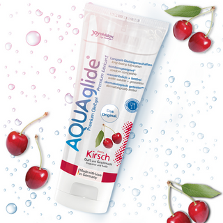 AQUAglide Cherry - Smak Smörjmedel, Vattenbaserat - 100 ml