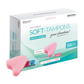 Soft Tampon Mini - 50 st, Skum Tampon för Sport & Bad