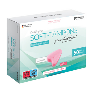 Soft Tampon Mini - 50 st, Skum Tampon för Sport & Bad