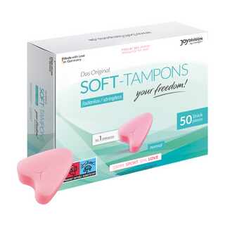 Mjuka Tamponer Normal, 50 st - Frihet utan snöre