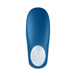 Dubbel U-Formad Vibrator Par Blå Silikon