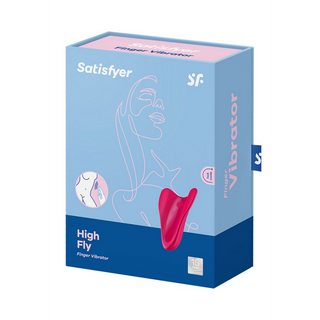 Röd Fingervibrator Dubbel Motor - Kraftfull Stimulering