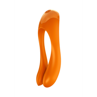 Orange Fingervibrator - Kraftfull Motor & Beröring