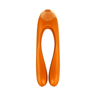 Orange Fingervibrator - Kraftfull Motor & Beröring