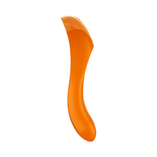 Orange Fingervibrator - Kraftfull Motor & Beröring