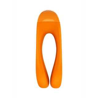 Orange Fingervibrator - Kraftfull Motor & Beröring