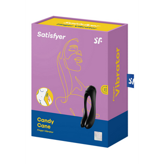 Kraftfull Svart Fingervibrator - Handhållen