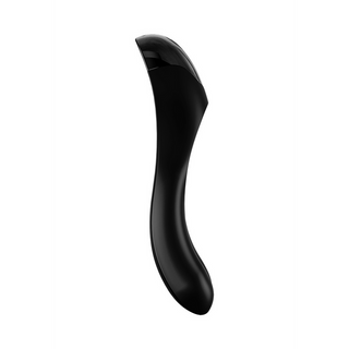 Kraftfull Svart Fingervibrator - Handhållen