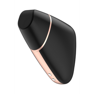Svart Luftpulsstimulator & Vibrator - Djupa Vibrationer