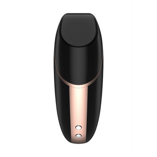 Svart Luftpulsstimulator & Vibrator - Djupa Vibrationer