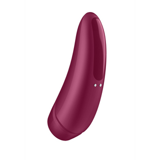 Luftpuls & Vibrationsstimulator - Ergonomisk, Röd