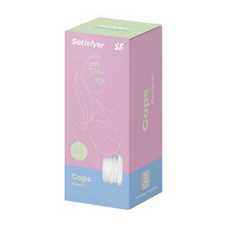 Vit Stimulator - 5 Utbytbara Toppar, Hygienisk