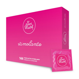 Kondomer Ribbade och Prickade - 144 st Latex