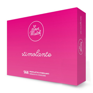 Kondomer Ribbade och Prickade - 144 st Latex