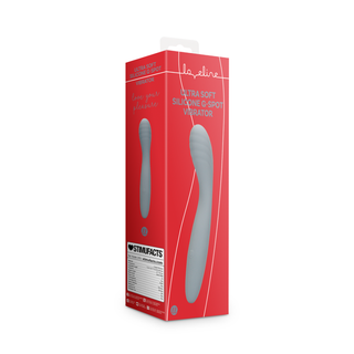 Ultra Mjuk G-punktsvibrator Silikon - Basalt Grå
