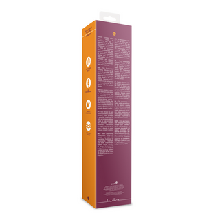 Dubbelsidig Vibrator - Stötsimulerande, Merlot