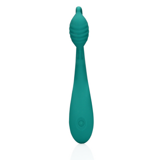 Blågrön G-punktsvibrator med Pärla - Vibrerande Stimulator