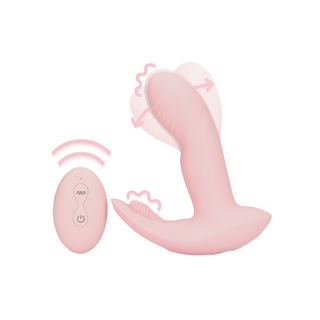 Bärbar Finger Vibrator med Fjärrkontroll - Cherry Chiffon