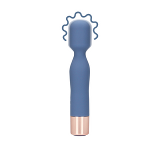 Kompakt Blå Mini Stavvibrator för Sensuell Njutning