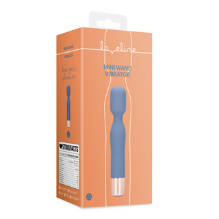 Kompakt Blå Mini Stavvibrator för Sensuell Njutning