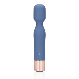 Kompakt Blå Mini Stavvibrator för Sensuell Njutning