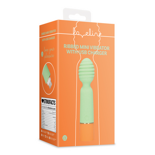 Ribbad Mini Vibrator USB Laddare - Spring Sage
