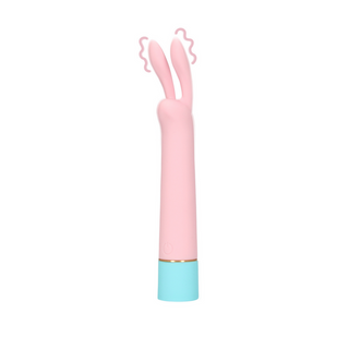 Mini Kaninvibrator USB-Laddbar Körsbärsröd