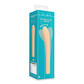 Fingerformad G-punktsvibrator - Stötsimulerande Peach Fuzz