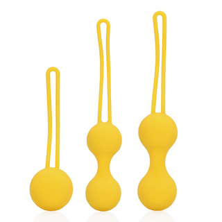 Kegelkulor Set - Bäckenbottenträning Citrongul