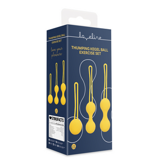 Kegelkulor Set - Bäckenbottenträning Citrongul