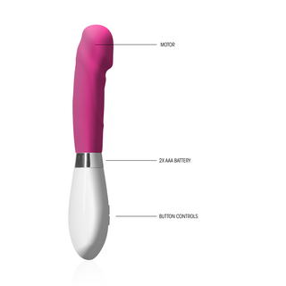 Rosa Silikonvibrator, 10 Hastigheter, Klassisk Design