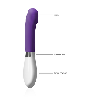 Klassisk Lila Vibrator, 10 Hastigheter, Silikon