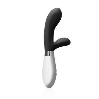 Svart Klitorisvibrator, Silikon, 10 Hastigheter