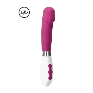 Rosa Vibrator, Uppladdningsbar, 10 Lägen